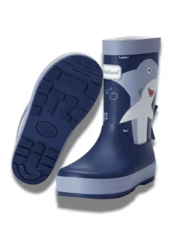 Bottes de pluie imperméables ToeZone Bleu requin pour GARÇON