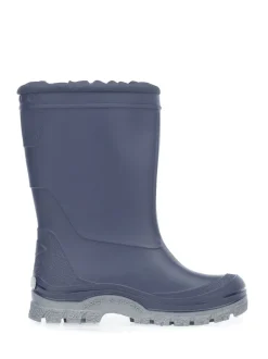 Bottes en caoutchouc Start Rite Mudbuster bleues douillettes avec doublure en polaire