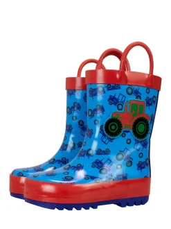 Bottes Harry Bear en caoutchouc imprimées tracteur