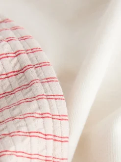 Broderie bateau blanche - Ensemble T-shirt et short Manches courtes (3mths-7yrs)