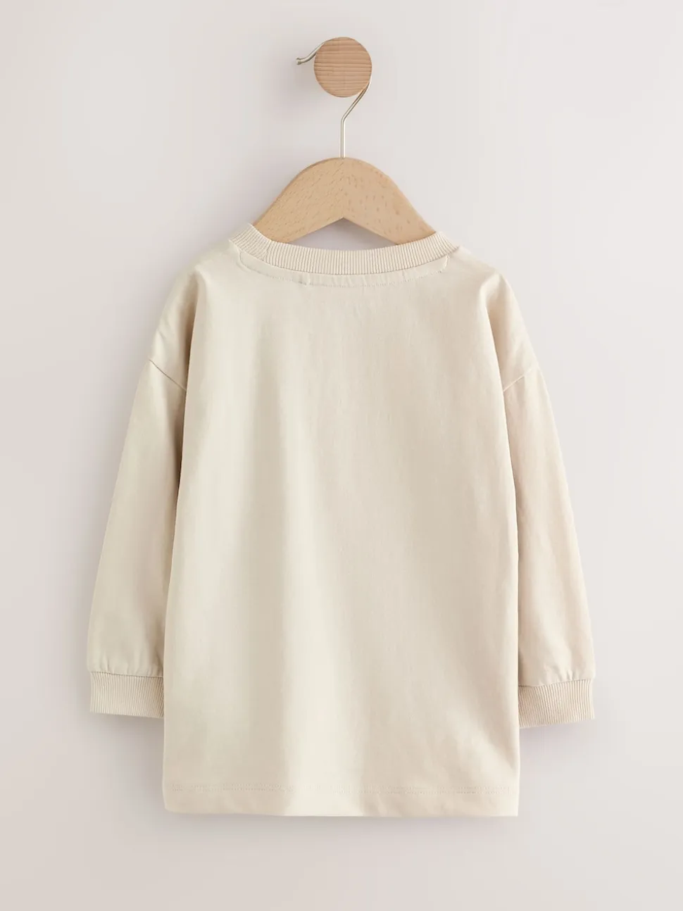 Broderie Nourriture Minéraux Personnage - Lot de 4 t-shirts imprimés graphiques à manches longues (3mois-7ans)