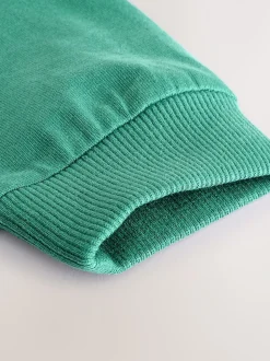 Broderie Nourriture Minéraux Personnage - Lot de 4 t-shirts imprimés graphiques à manches longues (3mois-7ans)