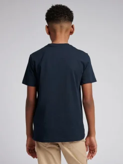 C Bleu foncé - U.S. Polo Assn. T-shirt Signature Arch imprimé