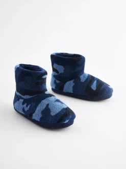 Camo bleu - Bottes Slipper
