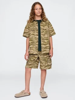 Camo vert - Chemise utilitaire Gap Ripstop (4-13ans)