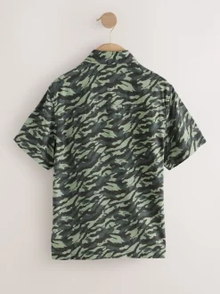 Camouflage - Chemise imprimée Manches courtes (3-16ans)