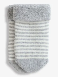 Canard gris chiné - JoJo Maman Bébé 2-Lot Bébé Chaussettes