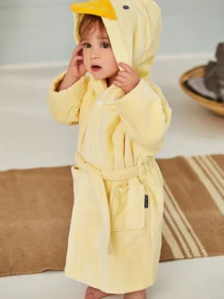 canard Jaune - Jojo Maman Bébé Peignoirs en coton éponge
