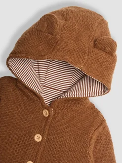 Cardigan à capuche JoJo Maman Bébé ours