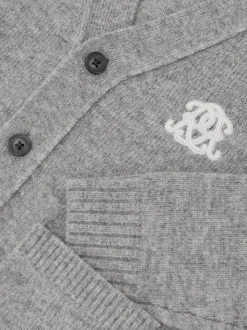 Cardigan décontracté en laine Blend avec Monogram Reiss Norris