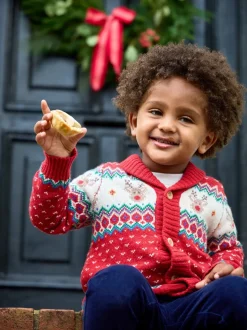 Cardigan JoJo Maman Bébé Fair Isle en maille