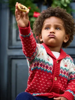 Cardigan JoJo Maman Bébé Fair Isle en maille