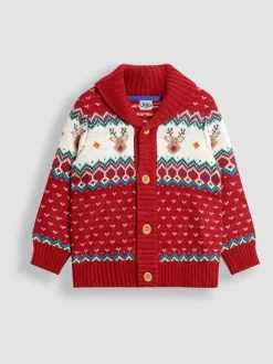 Cardigan JoJo Maman Bébé Fair Isle en maille