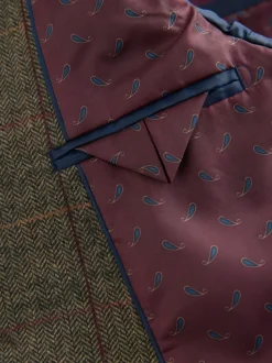 Carreaux vert/marron - Blazer (3-16ans)