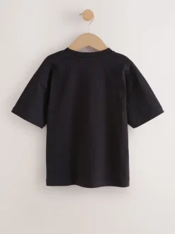 Casque noir - T-shirt graphique Manches courtes Relaxed Fit (3-16yrs)