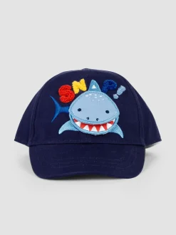 Casquette JoJo Maman Bébé à motif requin appliqué