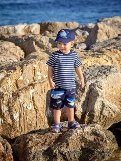 Casquette JoJo Maman Bébé à motif requin appliqué