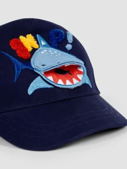 Casquette JoJo Maman Bébé à motif requin appliqué