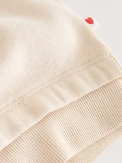 Casse-cœur neutre/rouge - Ensemble Sweat-shirt et Leggings bébé (0mois-2ans)