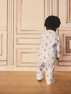 Cath Kidson Bleu/Blanc Cowboy - Pyjama à un bouton