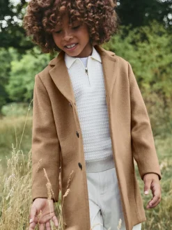 chameau - Pardessus à boutonnage simple Reiss Gable