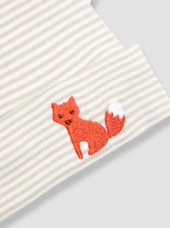 Chapeau JoJo Maman Bébé Rayé Imprimé Bébé Renard