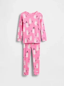Chat rose - Gap Pyjama Halloween 100% coton brossé (6mois-5ans)