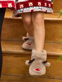 Chaussons chaussons à renne JoJo Maman Bébé