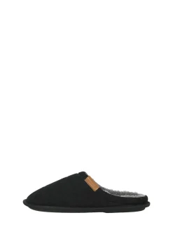Chaussons JACK & JONES Junior Courdroy Mule noirs