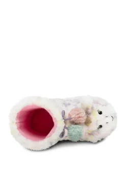 Chaussons Totes Totes licorne en fausse fourrure pour enfant