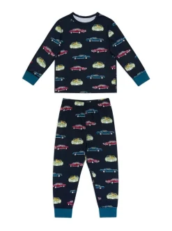 Chelsea Peers Ensemble pyjama long imprimé léopard et girafe pour enfant