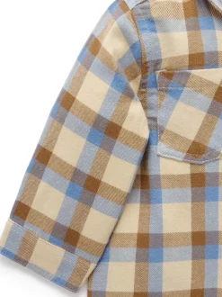 Chemise à carreaux Purebaby