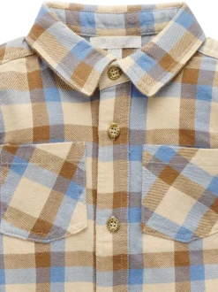 Chemise à carreaux Purebaby