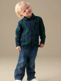 Chemise Angel & Rocket Abel à carreaux avec nœud cravate