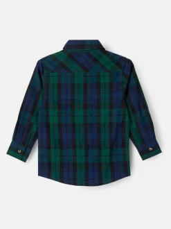 Chemise Angel & Rocket Abel à carreaux avec nœud cravate