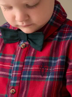 Chemise Angel & Rocket Camden brossée avec Nœud papillon