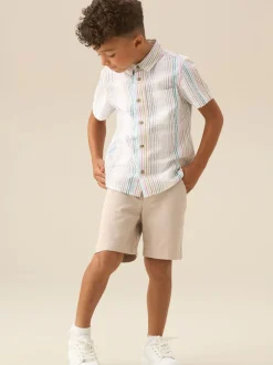 Chemise Angel & Rocket Cole à rayures en seersucker