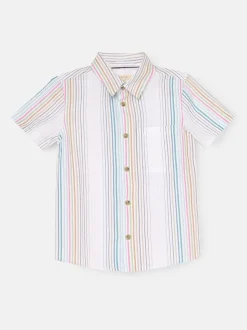 Chemise Angel & Rocket Cole à rayures en seersucker