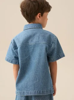 Chemise Angel & Rocket Max Denim jacquard