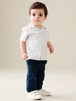 Chemise Angel & Rocket Santi à rayures coupées et cousues