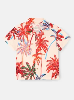 Chemise Angel & Rocket Tyler Bright Palm à manches courtes