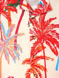 Chemise Angel & Rocket Tyler Bright Palm à manches courtes