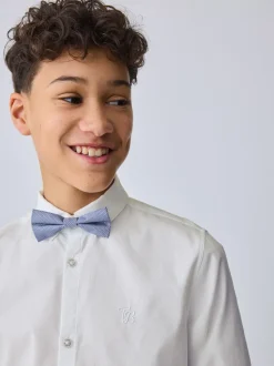 Chemise Baker by Ted Baker blanche à manches longues avec Nœud Cravate
