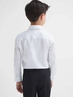 Chemise de dîner coupe slim à plastron texturée Reiss Marcel