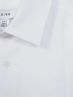 Chemise de dîner coupe slim à plastron texturée Reiss Marcel