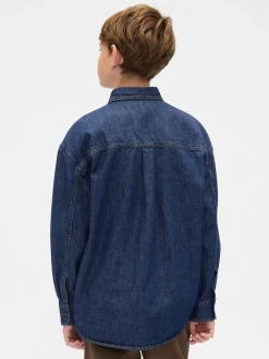 Chemise Gap en Denim oversize (4-13ans)