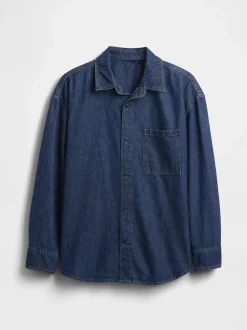 Chemise Gap en Denim oversize (4-13ans)