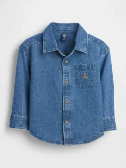 Chemise Gap oversize en Denim (6mois-5ans)