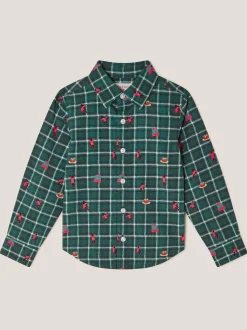 Chemise Monsoon à carreaux de Noël