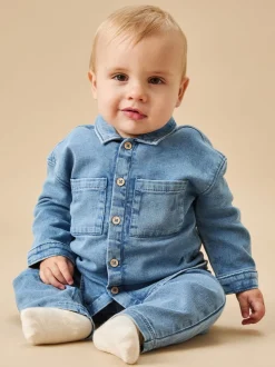 Chemise MORI en denim extensible